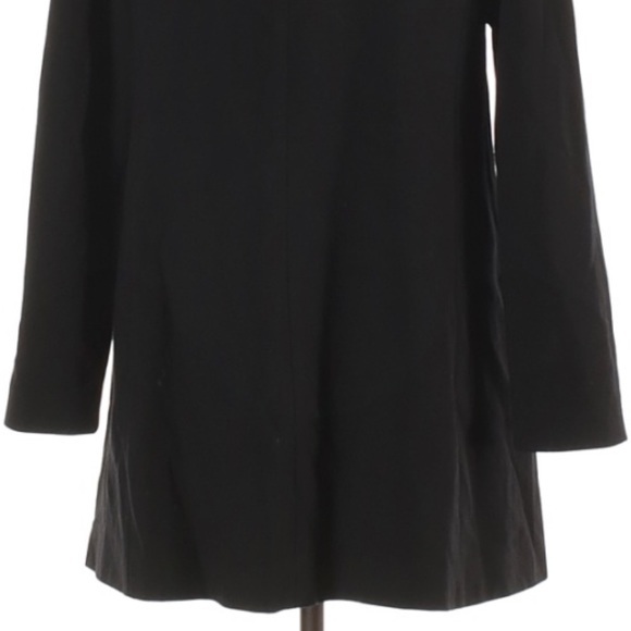 Estelle & Finn size 8 Vintage 90’s black A-line warm lined button up dress coat - Picture 8 of 13